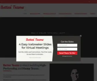 Better-Teams.com(Professionals Strengthening Leaders and Teams) Screenshot