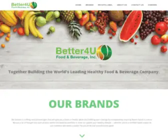 Better4Ufoodandbev.com(Better4U Food and Beverage) Screenshot