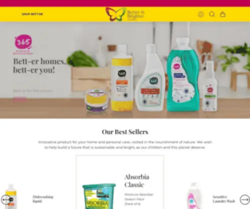 Betterandbrighter.com(Better & Brighter Homecare) Screenshot