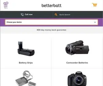 Betterbatt.com.au(Buy a Battery from Better Batt) Screenshot