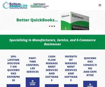 Betterbottomline.com(Help and Training on QuickBooks Software) Screenshot