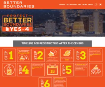 Betterboundaries.org(Vote Yes on Prop 4) Screenshot