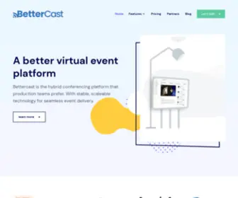 Bettercast.io(Virtual Conference & Event Livestream Platform) Screenshot