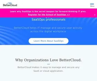 Bettercloud.com(SaaS Management Platform (SMP) Leader) Screenshot