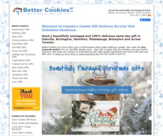 Bettercookies.ca(Beautiful Cookie Gifts Delivered) Screenshot