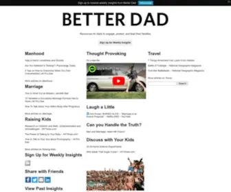 Betterdad.com(Better dad) Screenshot