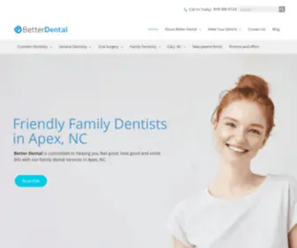 Betterdental.com(North Carolina) Screenshot