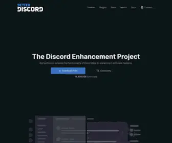 Betterdiscord.app(Betterdiscord extends the functionality of discordapp by enhancing it with new features) Screenshot