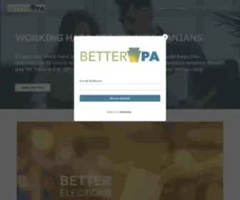 Betterforpennsylvania.org(BETTER PA) Screenshot