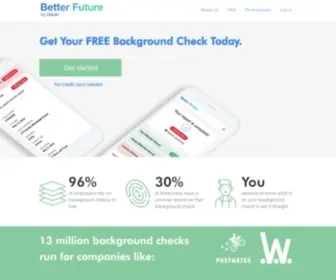 Betterfuture.com(Get Your Free Background Check) Screenshot