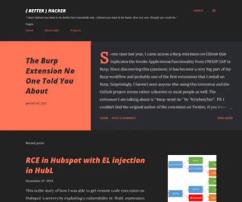 Betterhacker.com(Better) Screenshot