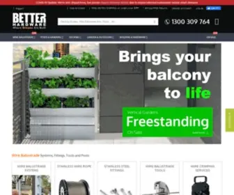 Betterhardware.com.au(Better Hardware) Screenshot