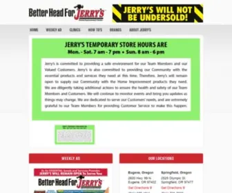 Betterheadforjerrys.com(Jerry's Home Improvement) Screenshot