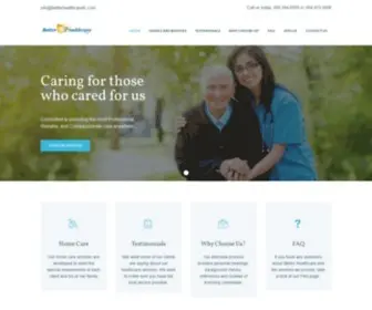 Betterhealthcarellc.com(Better Healthcare) Screenshot