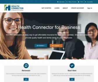 Betterhealthconnector.com(Open enrollment for individuals and families) Screenshot