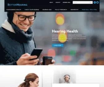 Betterhearing.org(Hearing Industries Association) Screenshot