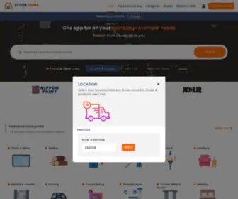 Betterhomeapp.com(Get professional home improvement products and services) Screenshot