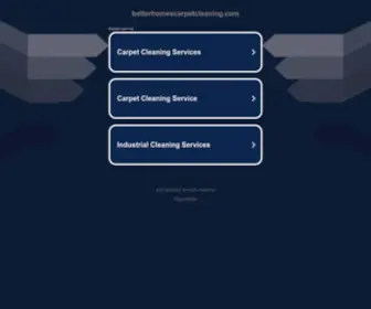 Betterhomescarpetcleaning.com(Better Homes Carpet Cleaning) Screenshot