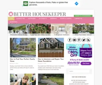 Betterhousekeeper.com(Your ultimate source for housekeeping) Screenshot