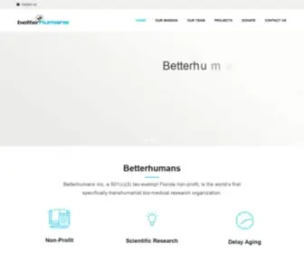 Betterhumans.com(Betterhumans) Screenshot