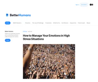 Betterhumans.pub(Better humans) Screenshot