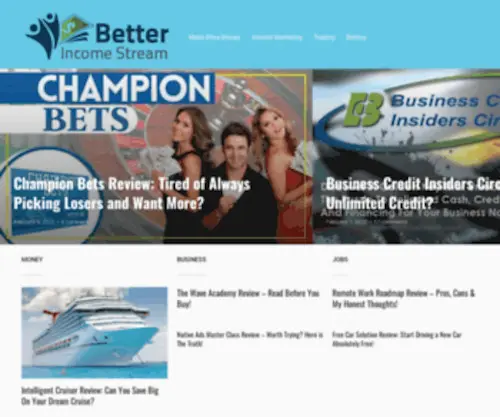Betterincomestream.com(Betterincomestream) Screenshot