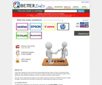 Betterinks.co.uk(Better Inks) Screenshot