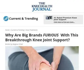 Betterkneestoday.com(Why Are Big Brands FURIOUS With This Breakthrough Knee Joint Support) Screenshot