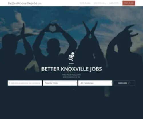 Betterknoxvillejobs.com(Knoxville TN Jobs & Employment) Screenshot