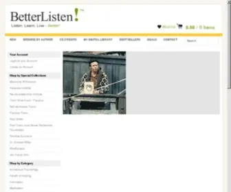 Betterlisten.com(BetterListen StreetSmart Wisdom mindfulness) Screenshot