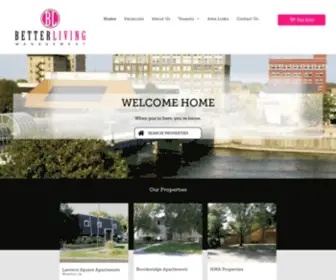 Betterlivingmanagement.com(Better Living Management) Screenshot