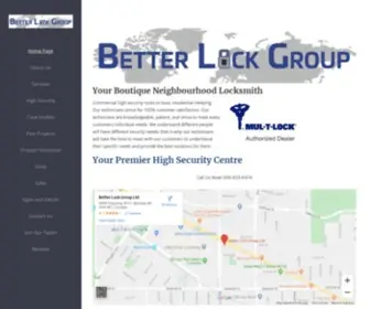 Betterlockgroup.com(24 Hours Mobile Locksmith Services) Screenshot