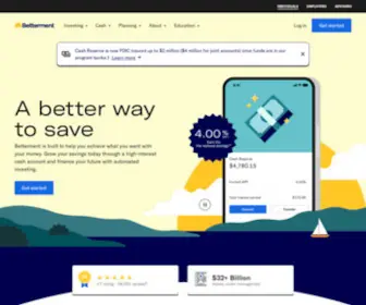 Betterment.com(Betterment) Screenshot