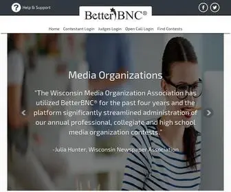 Betternewspapercontest.com(BetterBNC) Screenshot