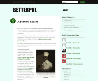 Betterphl.org(Making a better Philadelphia) Screenshot