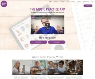 Betterpracticeapp.com(Music Practice App) Screenshot