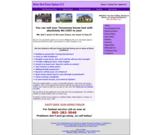 Betterrealestateoptionsllc.com(Sell your Tennessee house FAST) Screenshot