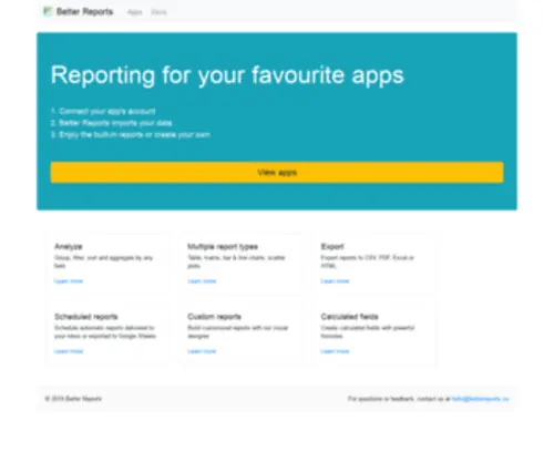 Betterreports.co(AccountRequiresHttps) Screenshot