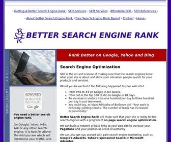 Bettersearchenginerank.com(Search Engine Optimization (SEO)) Screenshot