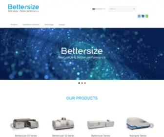 Bettersize.com(丹东百特仪器有限公司) Screenshot
