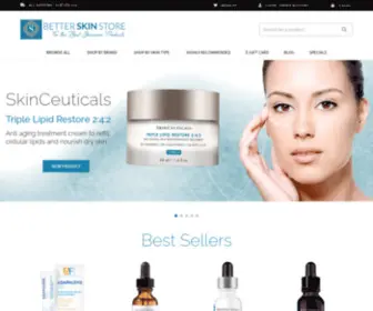 BetterskinStore.com(Better Skin Store) Screenshot