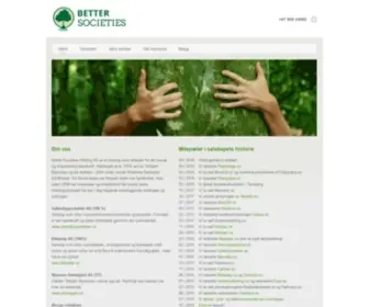 Bettersocieties.no(Better Societies) Screenshot