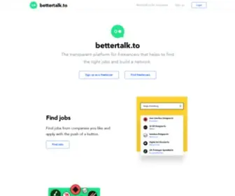 Bettertalk.to(The right jobs) Screenshot