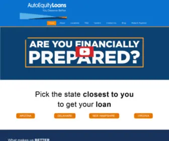 Bettertitleloans.com(Auto Equity Loans) Screenshot