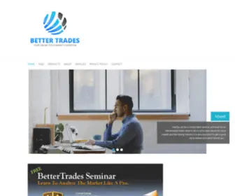 Bettertrades.org(Online Forex Stocks Trading Classroom) Screenshot