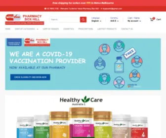 Bettervaluepharmacyboxhill.com(Better Value Pharmacy Box Hill Online Store) Screenshot