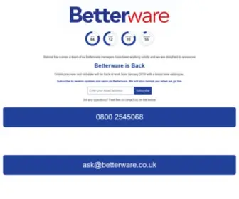 Betterware.co.uk(Morgan T Levi's Betterware Shop) Screenshot