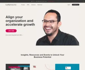 Betterworks.com(Intelligent Performance Management Platform) Screenshot