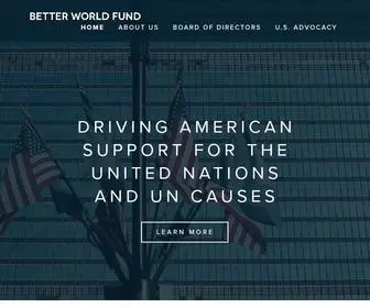 Betterworldfund.org(Better World Fund) Screenshot