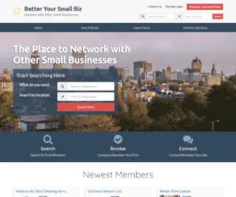 Betteryoursmallbiz.com(Member Directory) Screenshot